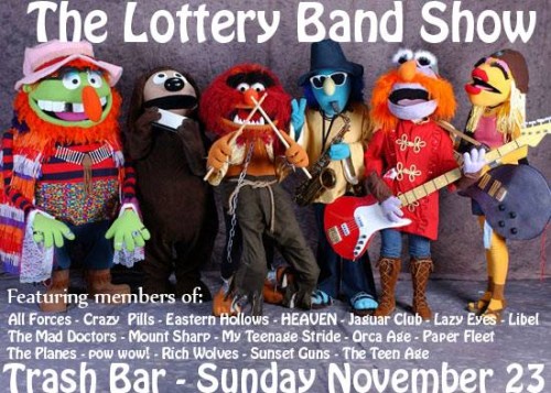 The Lottery Band Show Sunday at Trash Bar - Greenpointers