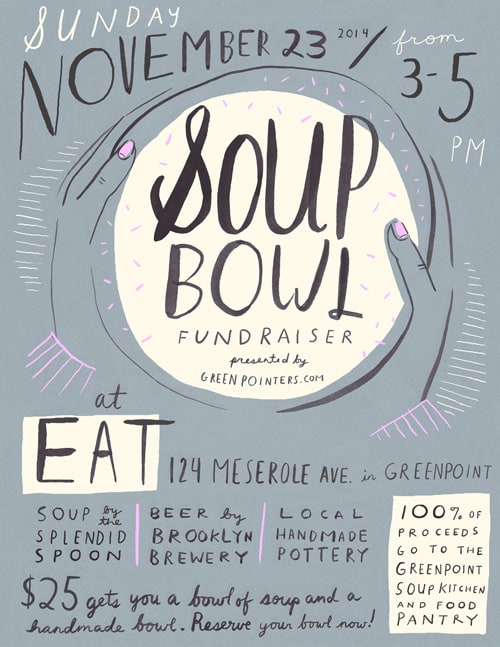 Soup Bowl Fundraiser Potters Needed! GreenpointersGreenpointers