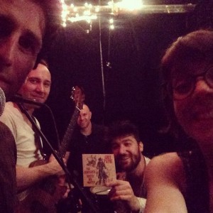 Courtesy of Abby Payne. At a rehearsal for the release show.