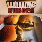 white burger
