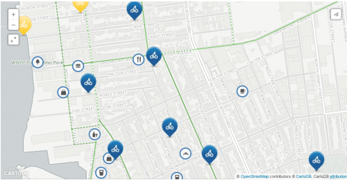 The first wave of Citbike stations to hit Greenpoint this weekend