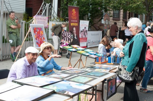 C/O Greenpoint Arts Block Festival. Artisan booth, Greenpoint Arts Block Festival 2014.