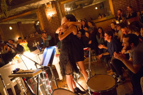 © David Andrako. Cranitch and Plunkett after their set.