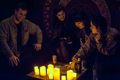Courtesy of the Wild Honey Pie. Quija at Spooky Mansion.