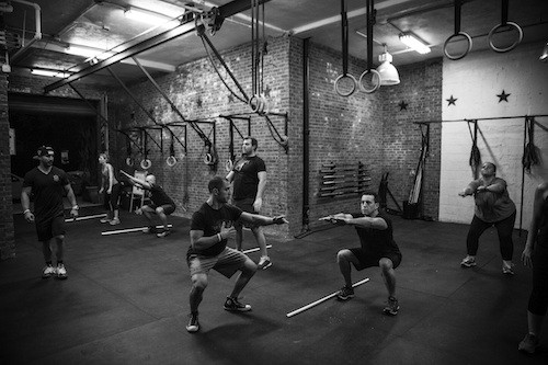 You'll sweat so hard you'll stop seeing color. Photo: CrossFit South Williamsburg