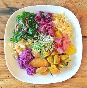 Rainbow Raw Bowl, via Jungle Cafe Instagram regram