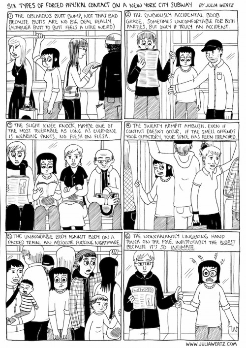 Horrors of the New York Subway by Julia Wertz