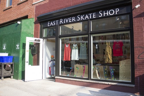 East River Skate Shop on Greenpoint Avenue (Photo credit: Nicole Disser)