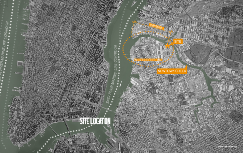 Site location of the future project on North Henry Street in Greenpoint via Newtown Creek Alliance