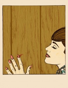 A. Brian McDonald, Wood Panel , 2013 Collage, Gouache, Pastel (8.5 inches x 11 inches)