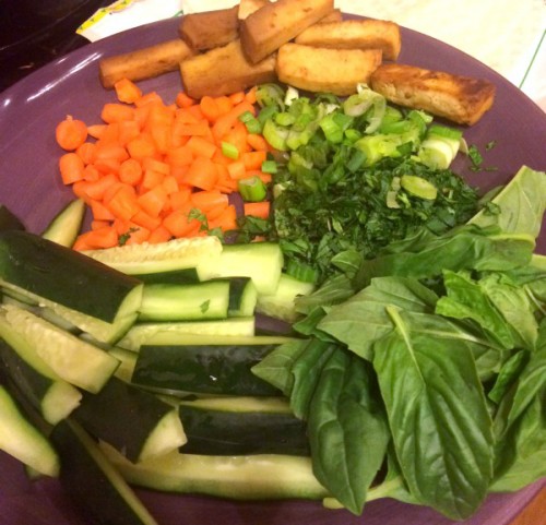 Summer roll prep