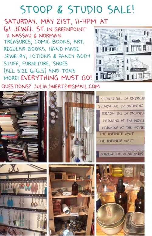 Julia Wertz Stoop/Studio Sale