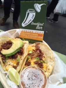 Jalapa Jar's breakfast tacos.