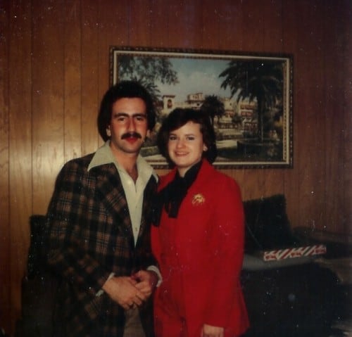 Paulie and Mary Ann, Valentine's Day, 1977
