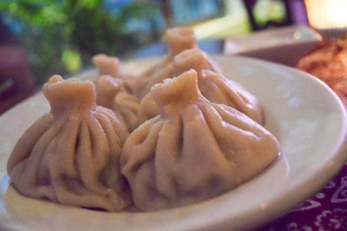 Delicious, traditional Georgian soup dumplings