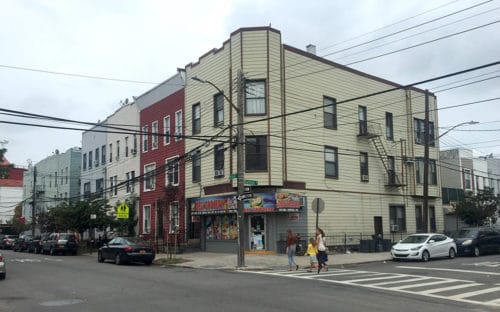The corner of Driggs and Sutton.