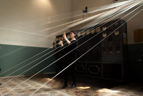 Syria...as my mother speaks, Site-Specific Installation, Textil Museum, Bocholt, Germany, 2014, photo by: Robert Vogel