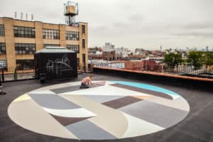 Rubin415 Roof Mural in Brooklyn