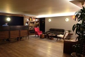The Lobby and front desk at The Williamsburg Hotel. Photo: Julia Moak