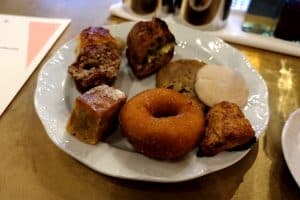 A selection of sweets at The Williamsburg Hotel. Photo: Julia Moak