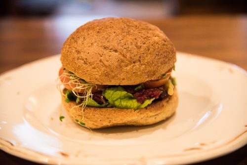 Jungle Café's Veggie Burger