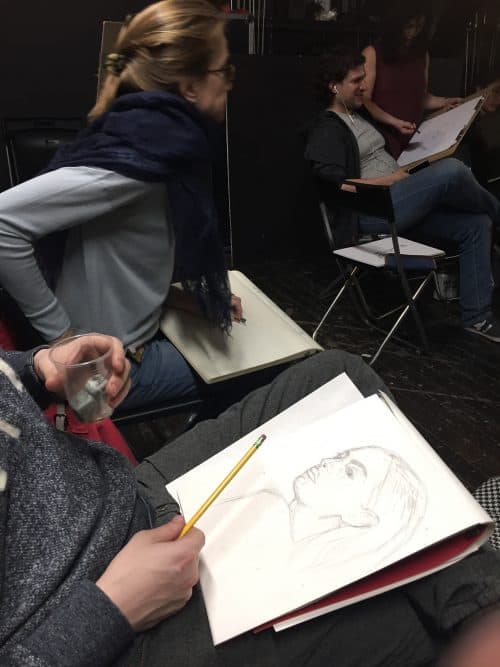 Greenpoint Figure Drawing. Photo: Julia Moak