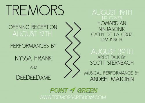 Point Green - Tremors Flyer