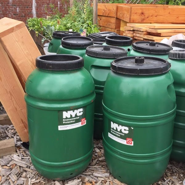 FREE Rain Barrels From the DEP and GrowNYC! GreenpointersGreenpointers