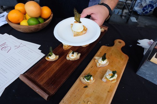 A taste of Leuca at the William Vale. Photo by Julia Moak