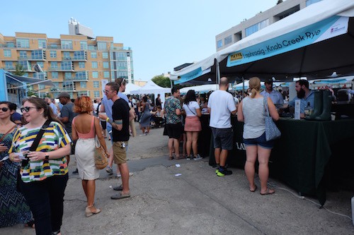 the crowd at Taste. photo by Julia Moak