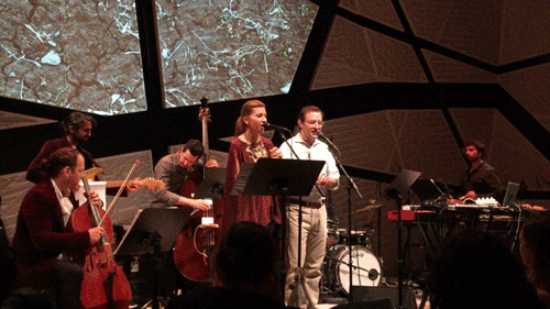 The spoken word performance about the Juniper berry at National Sawdust, GIF by Megan Penmann