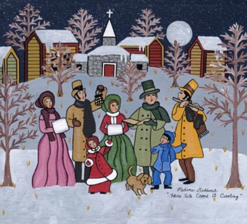 Holiday Caroling Park Church Co-Op