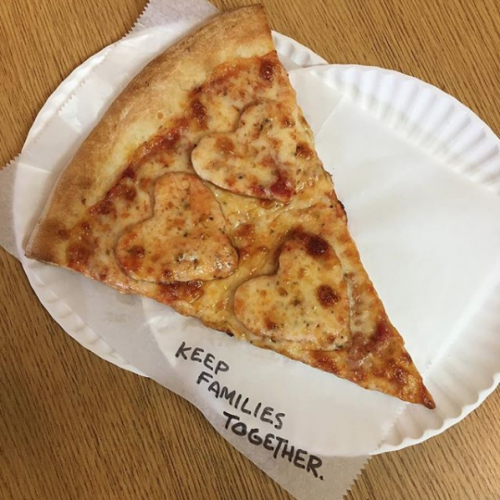 Vinnie's Heart Shaped Pizza on Pizza