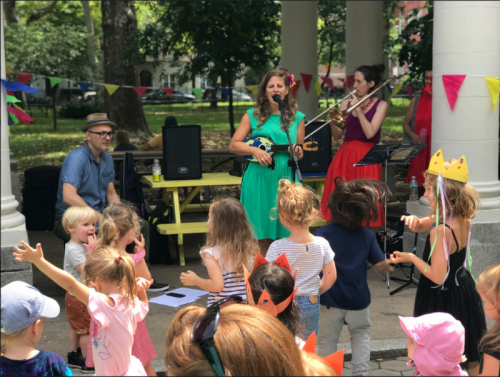 Summer Sunday in McGolrick Park. Photo via Open Space Alliance