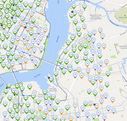 citi bike map brooklyn