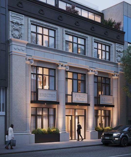 "Bath Haus" Renderings of the Under Construction Huron Street Bathhouse