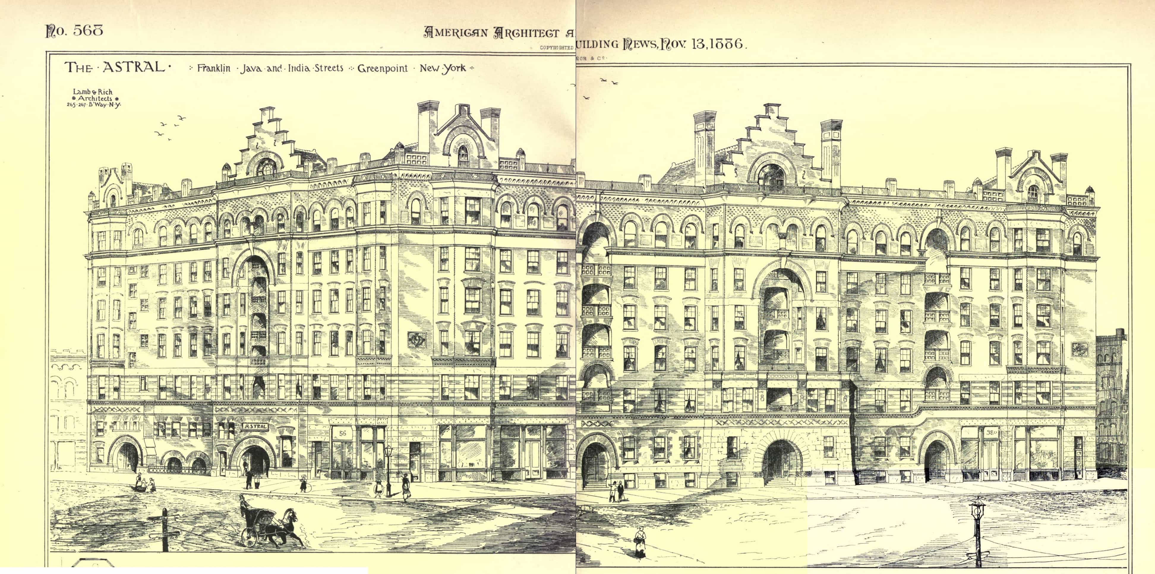 Rendering of the Astral; Courtesy of the Brooklyn Department of Buildings