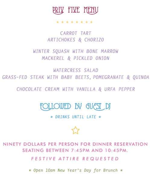 Glasserie_NYE_menu