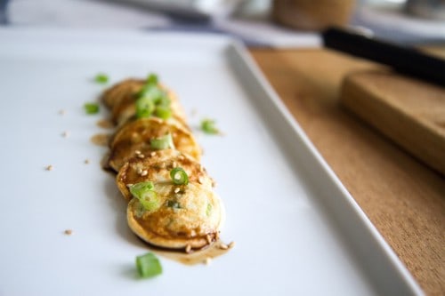 poffee dutch mini pancake scallion