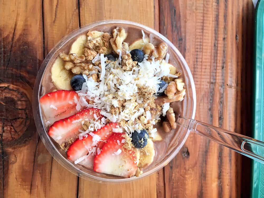 Choco lava acai bowl via Yelp user Danielle B.