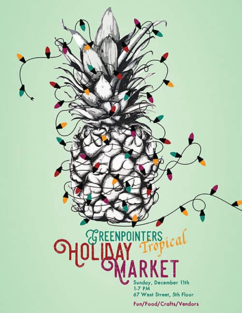 Greenpointers Holiday Tropical Market 2016