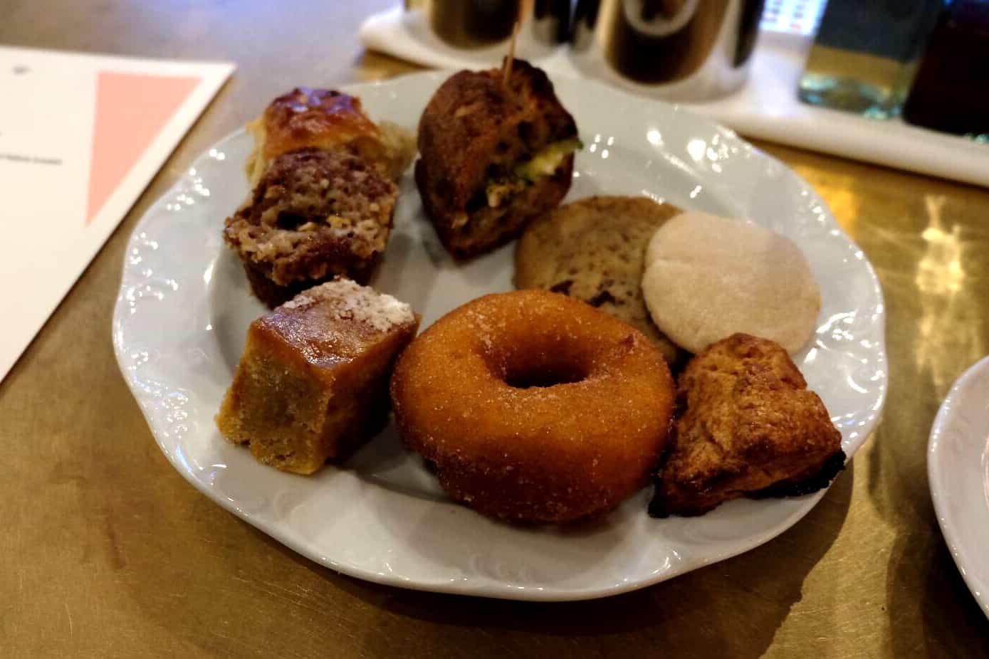 A selection of sweets at The Williamsburg Hotel. Photo: Julia Moak