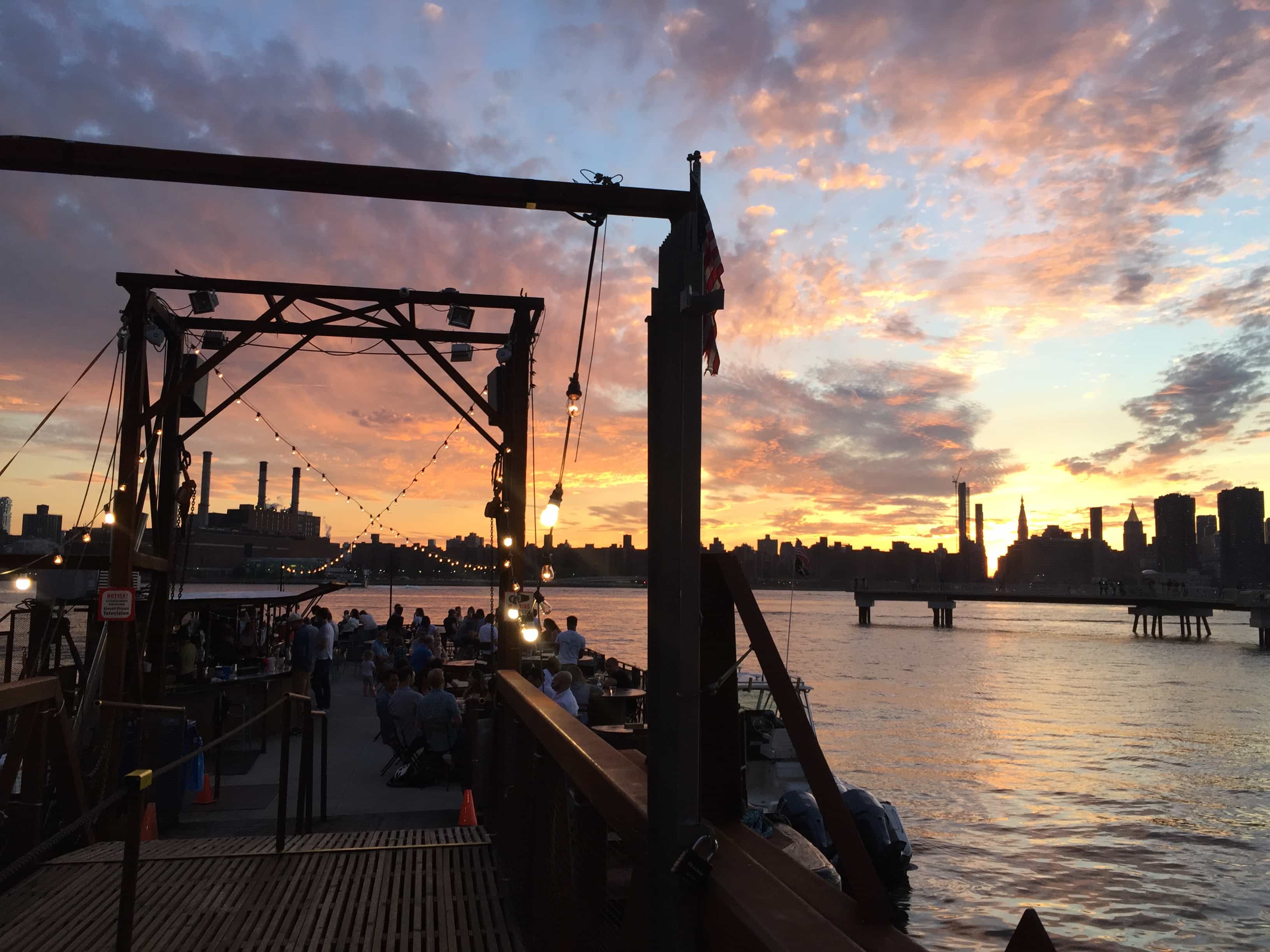Sunset from the Barge. Photo: Megan Penmann
