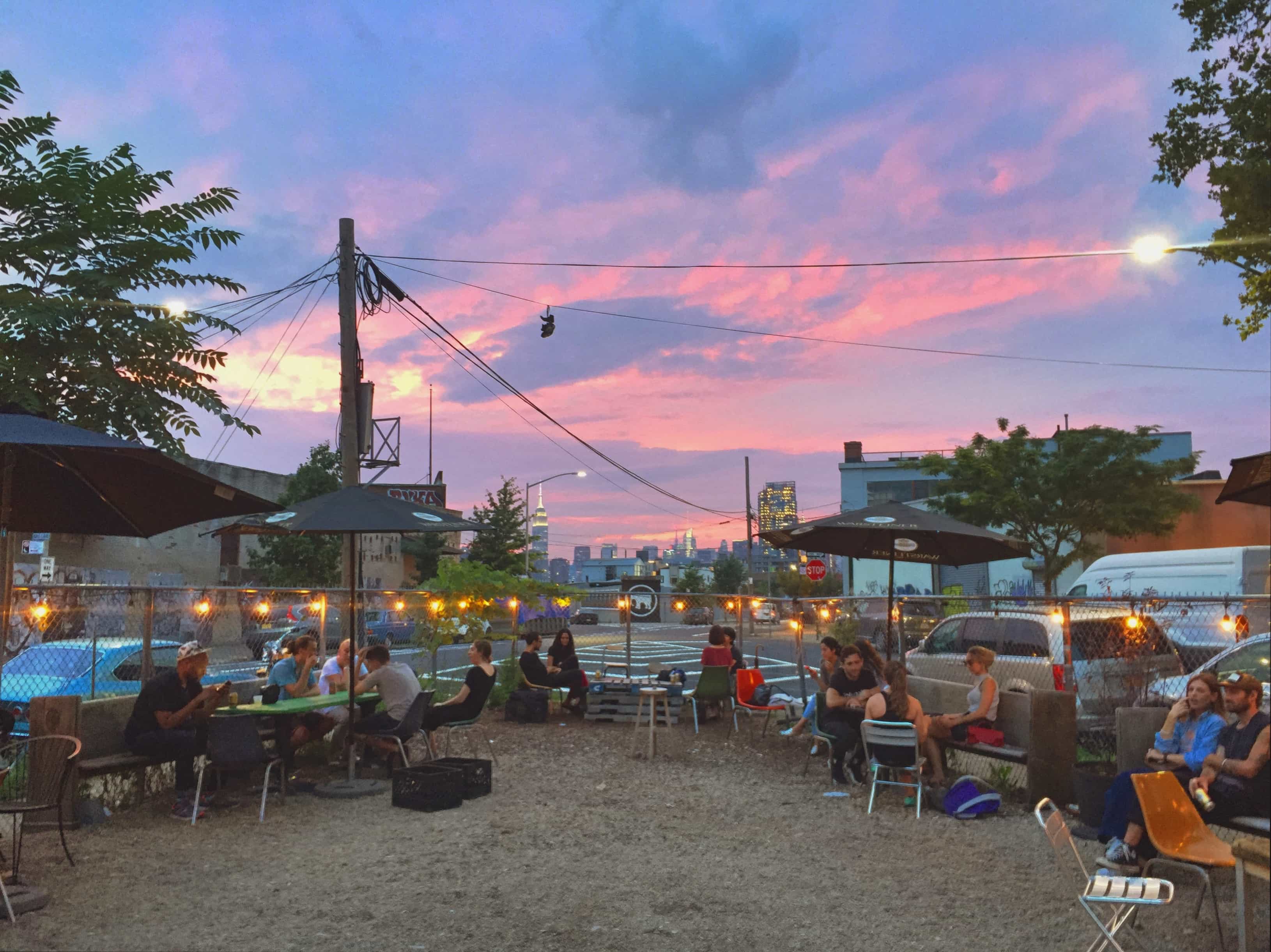 Sunset at The Lot Radio. Photo: Megan Penmann