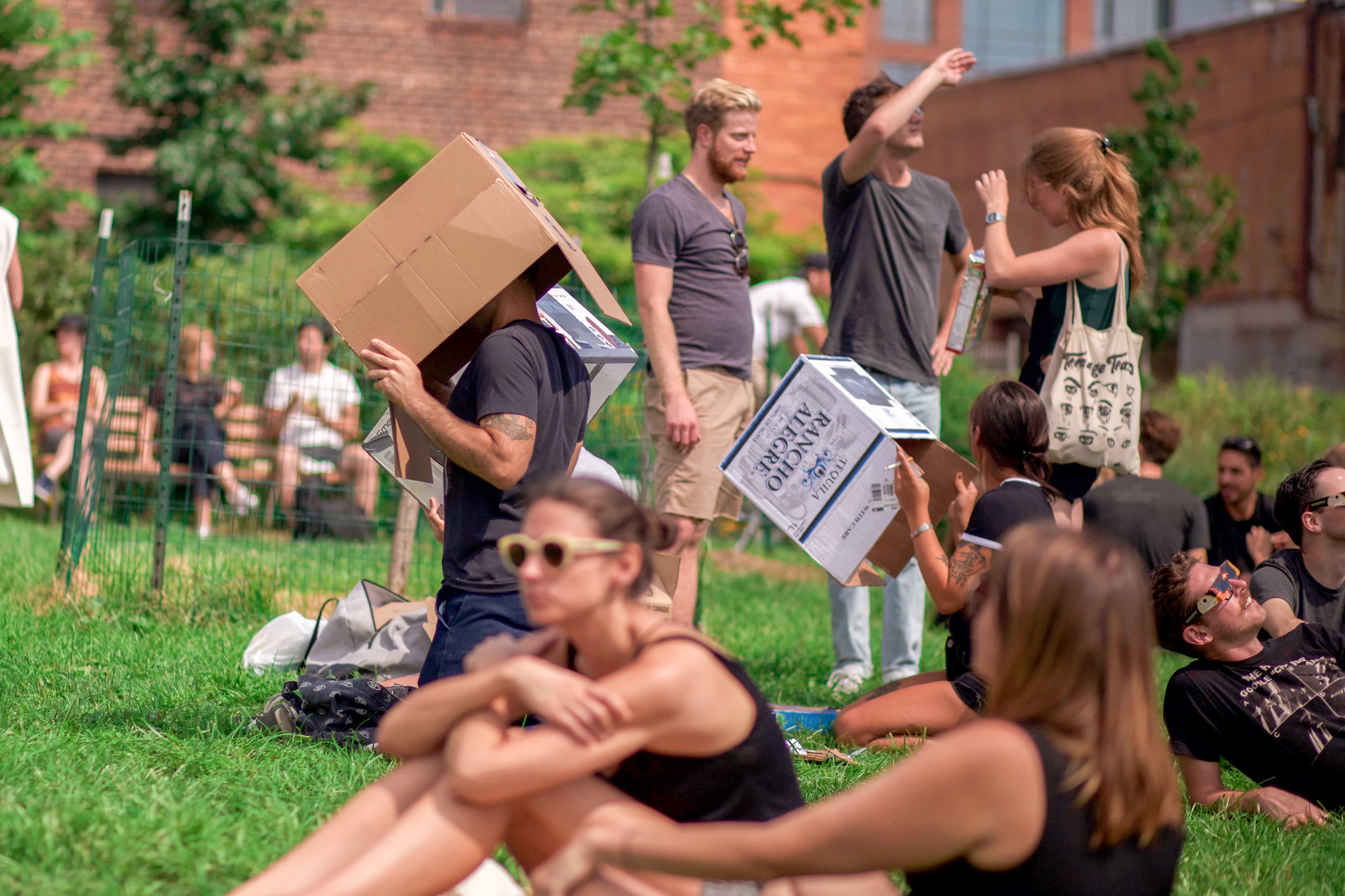 Solar Eclipse in Greenpoint - Johnny Cirillo