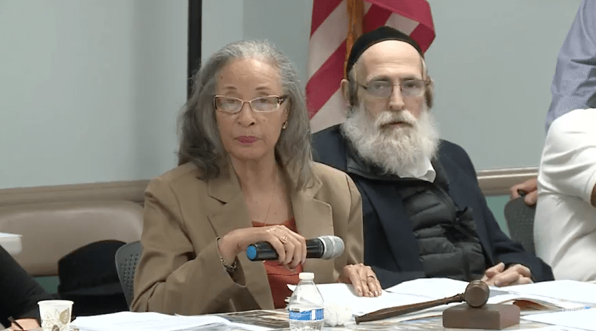 Dealice Fuller, chairperson of CB1 at the CB1 meeting on October 17, 2017