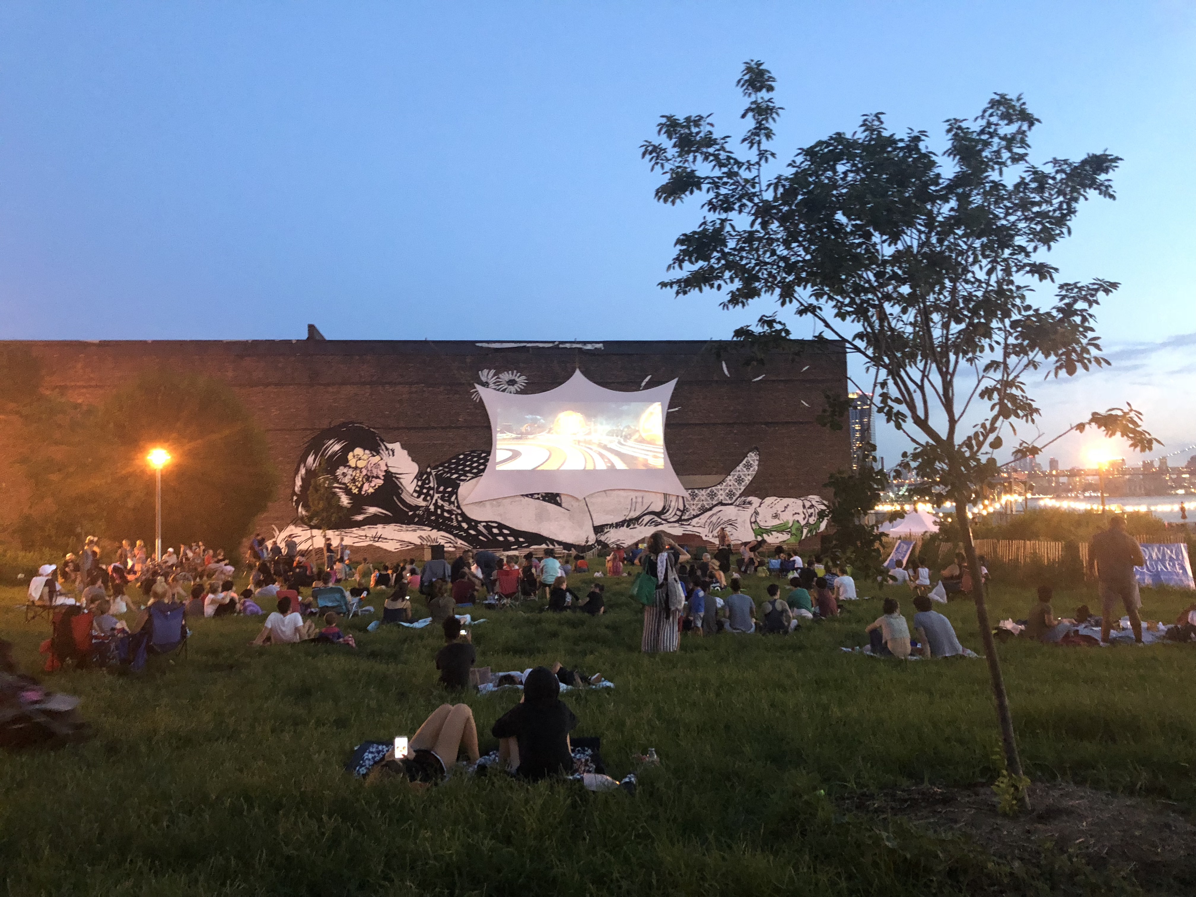 Movie in Transmitter Park. Photo: Megan Penmann