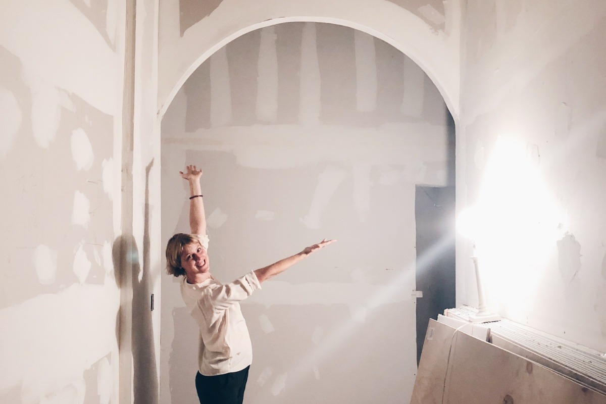 Lisa Levine in the new Maha Rose space. Photo via Maha Rose