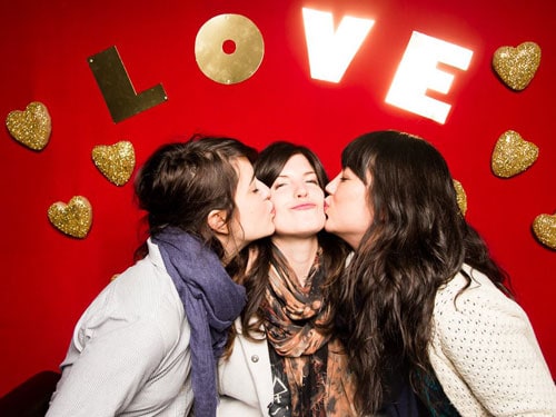 Valentine's Market Photo Booth; Photos Yuka Miyata