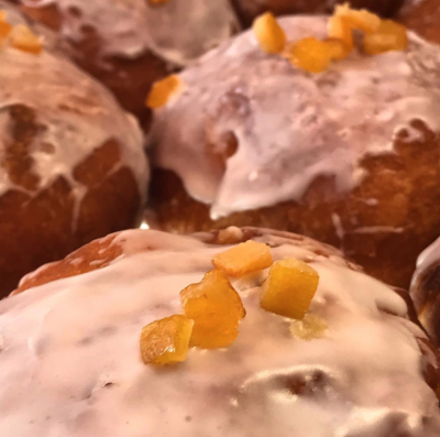 Polka Dot Cafe Polish donut